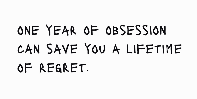 Obsession for a year